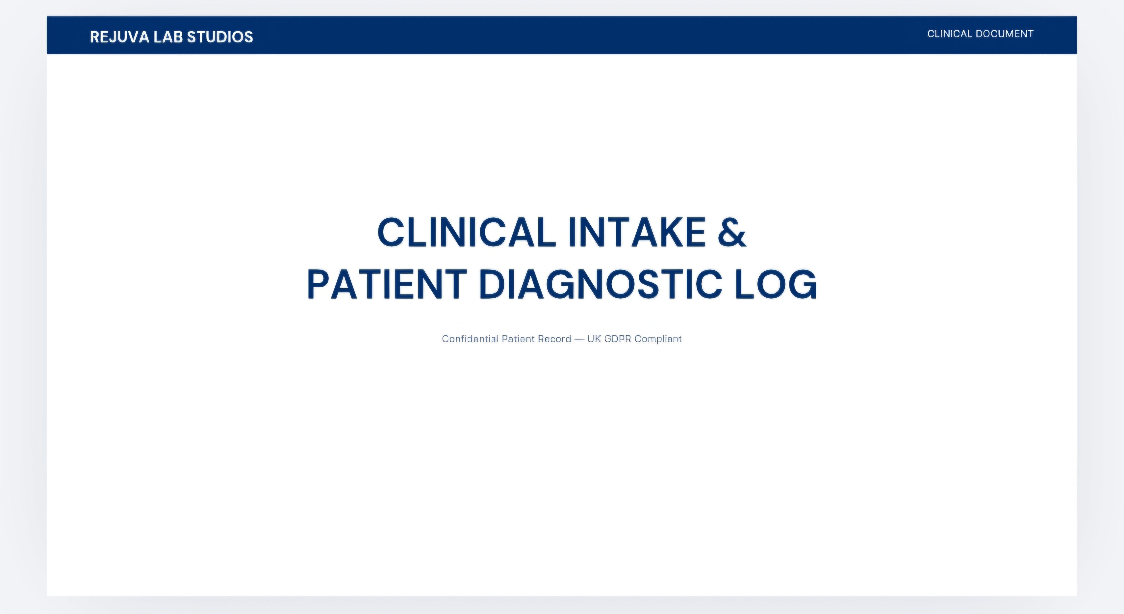 UK GDPR COMPLIANT • 2026/2027 CLINICAL LICENSING STANDARD Consent Forms