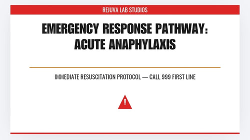 The Emergency Complication & Acute Anaphylaxis Flowcharts